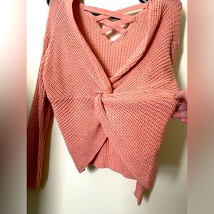 Pink sweater